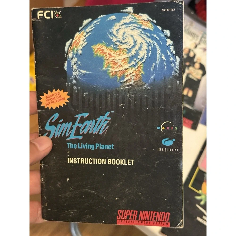 Super Nintendo Game's Booklets Lot Of 8